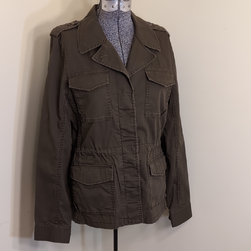 J. Crew Women's Dark Olive Utility Jacket